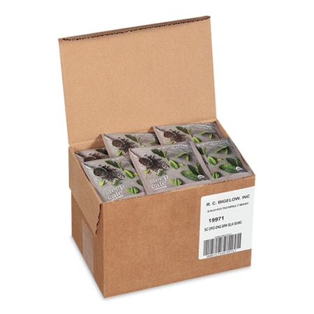 Bigelow steep Cafe Organic Black Tea, English Breakfast, PK50, 50PK RCB19971